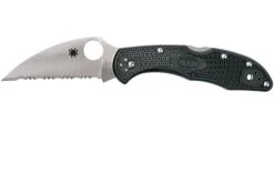 Spyderco Delica 4 Flat Wharncliffe C11FSWCBK Navaja, Dentada