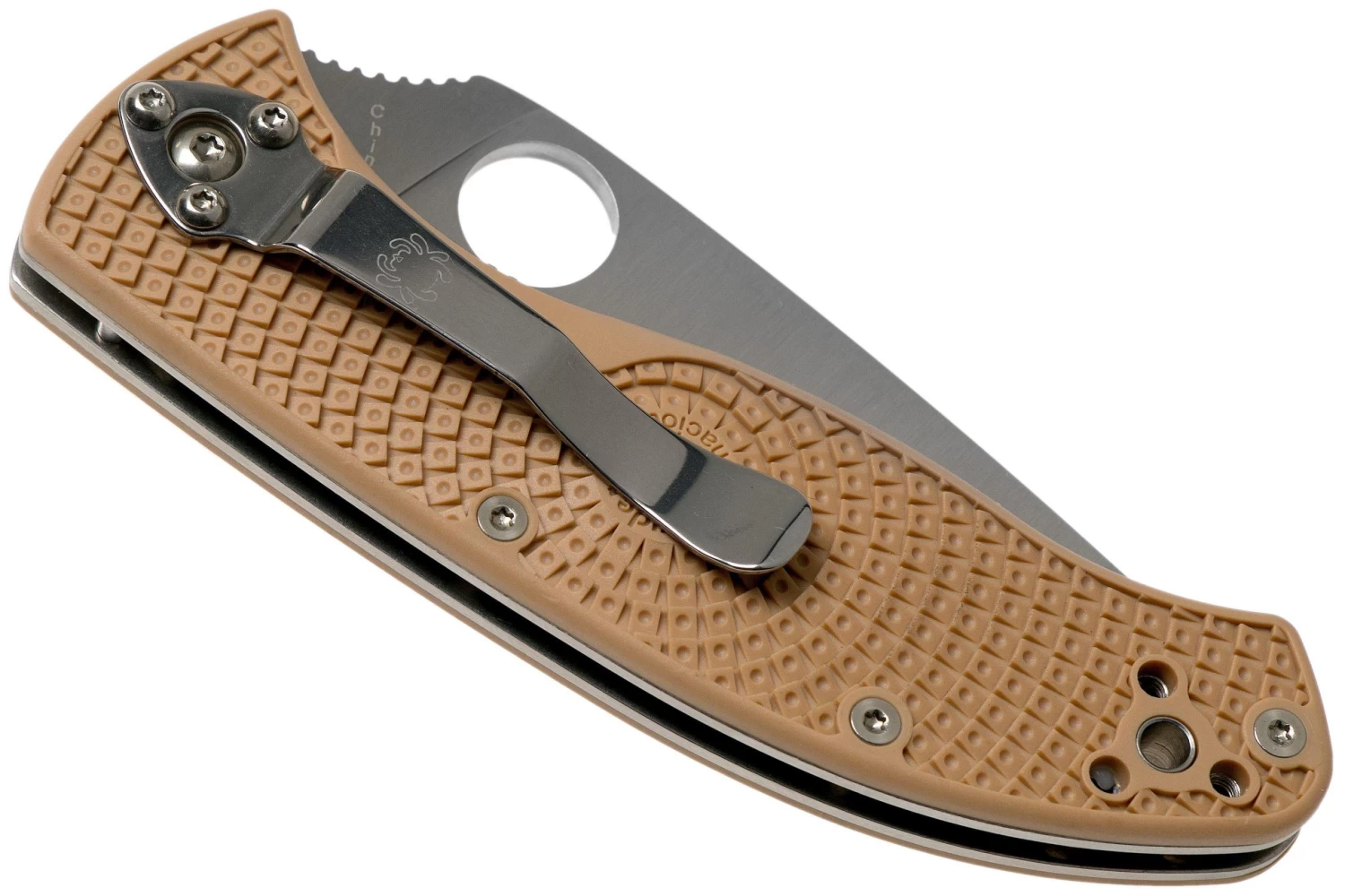 Spyderco Tenacious Lightweight Tan C122PSTN FRN Navaja Parcialmente Dentada 4 Spyderco Tenacious Lightweight Tan C122PSTN FRN Navaja Parcialmente Dentada - Imagen 4