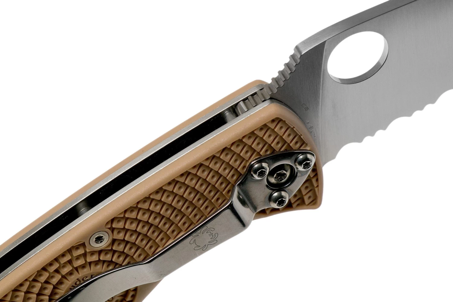 Spyderco Tenacious Lightweight Tan C122PSTN FRN Navaja Parcialmente Dentada 6 Spyderco Tenacious Lightweight Tan C122PSTN FRN Navaja Parcialmente Dentada - Imagen 6