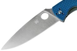 Spyderco Resilience Lightweight S35VN Blue C142PBL FRN Navaja -Navaja Tienda SPC142PBL 03 spyderco