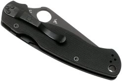 Spyderco Paramilitary 2 C81GPBK2 G10 Navaja, Hoja Negra -Navaja Tienda SPC81GPBK2 04 spyderco v202203
