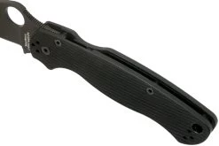 Spyderco Paramilitary 2 C81GPBK2 G10 Navaja, Hoja Negra -Navaja Tienda SPC81GPBK2 07 spyderco v202203