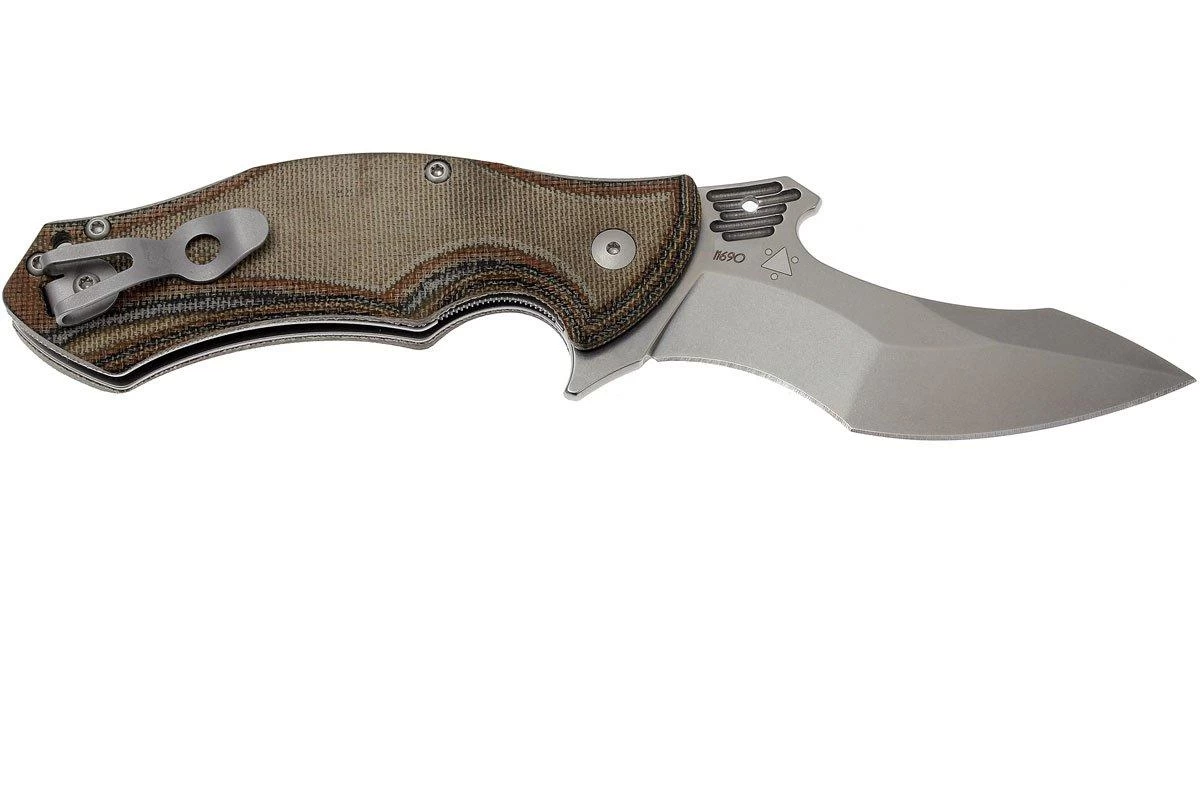 Viper Magà V5912CA N690 Stonewashed Plain Edge, Micarta 1 Viper Magà V5912CA N690 Stonewashed Plain Edge, Micarta