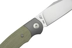 Viper Twin, V6002CG, Satin M390, Green Canvas Micarta Navaja, Diseño Fabrizio Silvestrelli -Navaja Tienda VPV6002CG 05 viper