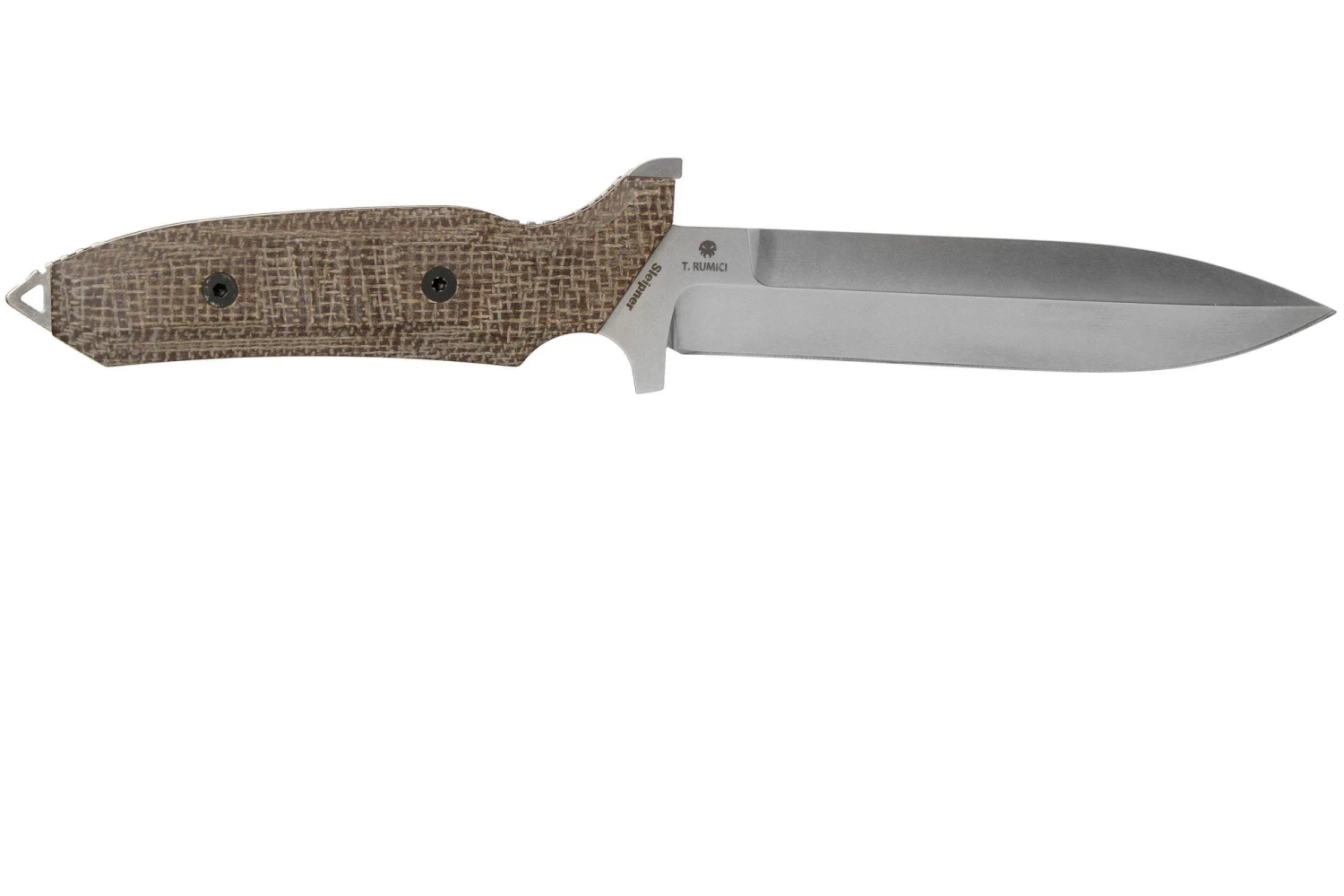 Viper Fearless VT4018CM Sleipner Stonewashed, Brown Canvas Micarta, Cuchillo Fijo, Rumici Design 2 Viper Fearless VT4018CM Sleipner Stonewashed, Brown Canvas Micarta, Cuchillo Fijo, Rumici Design - Imagen 2