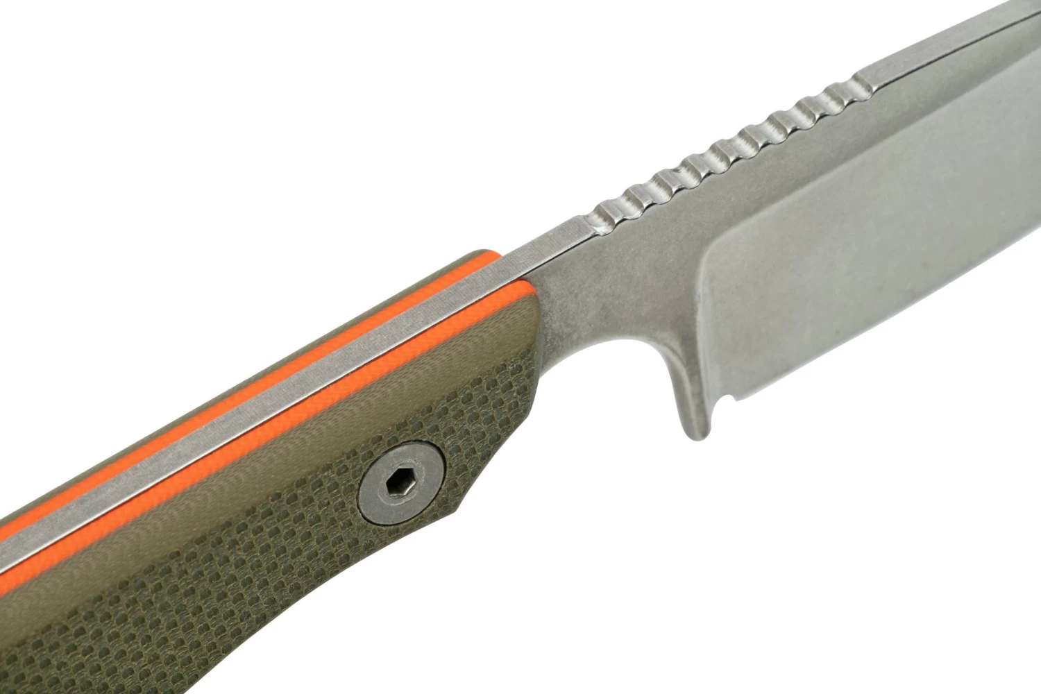 White River M1 Backpacker Pro WRM1-TGO Green/Orange G10, Funda De Kydex, Cuchillo De Cuello 5 White River M1 Backpacker Pro WRM1-TGO Green/Orange G10, Funda De Kydex, Cuchillo De Cuello - Imagen 5