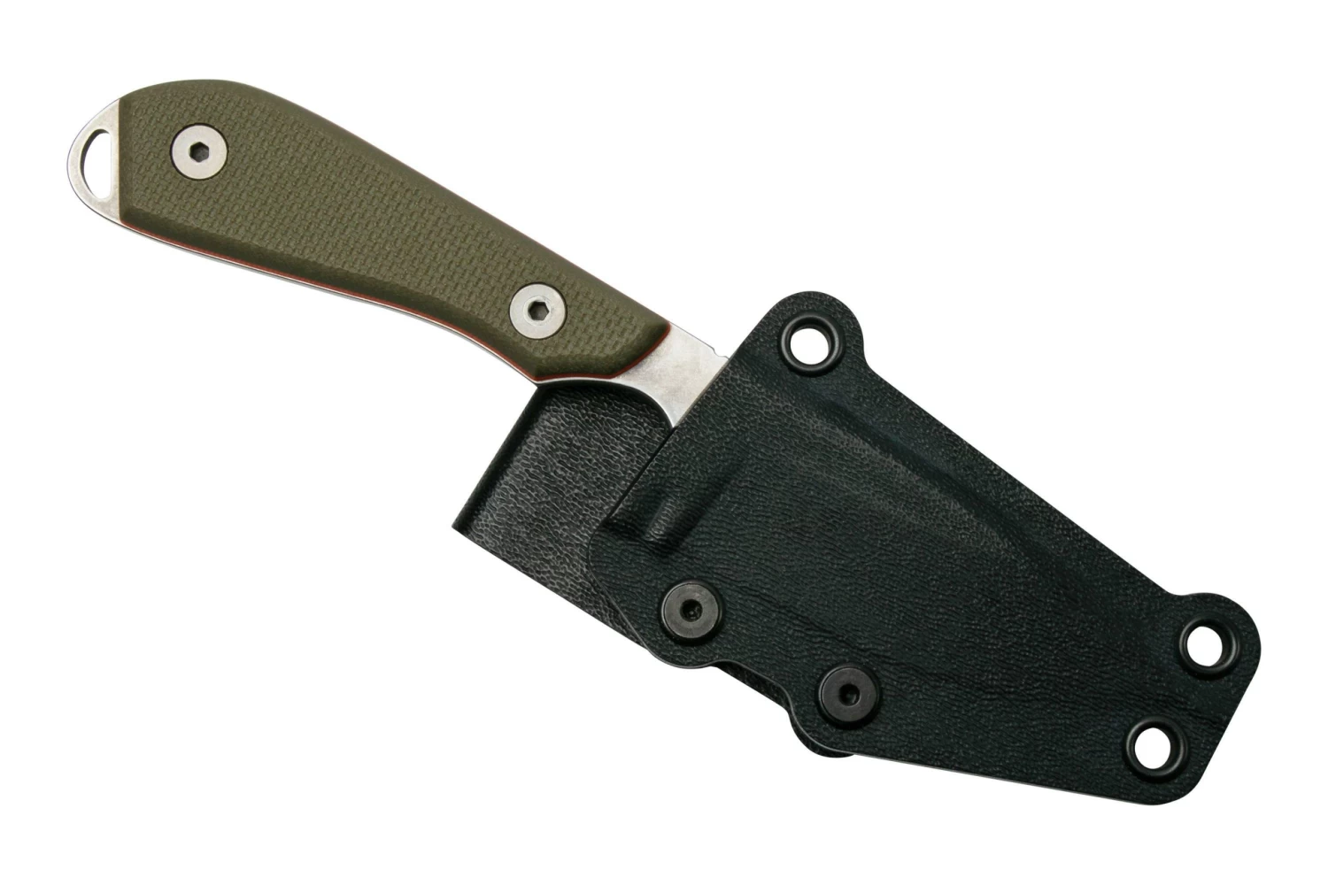 White River M1 Backpacker Pro WRM1-TGO Green/Orange G10, Funda De Kydex, Cuchillo De Cuello 7 White River M1 Backpacker Pro WRM1-TGO Green/Orange G10, Funda De Kydex, Cuchillo De Cuello - Imagen 7